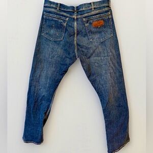 Wrangler Retro Men's Slim Boot Blue Denim Jeans Blue Jeans - Size 36x32 NWOT